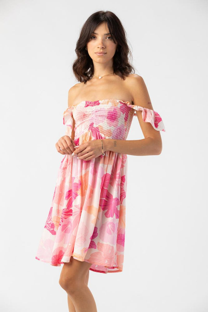 
                  
                    Load image into Gallery viewer, Hollie Mini Dress - Waimea Coral Tiare Hawaii
                  
                