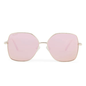 
                  
                    Load image into Gallery viewer, Iris Sunglasses - Gold Cherry Blossom Mirror Diff Eyewear
                  
                