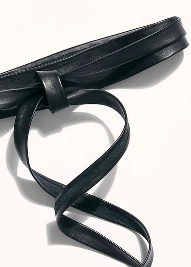 Midi Wrap Belt - Black - Jaffi's
