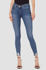 Nico Mid Rise Skinny Crop - Shortwave HUDSON