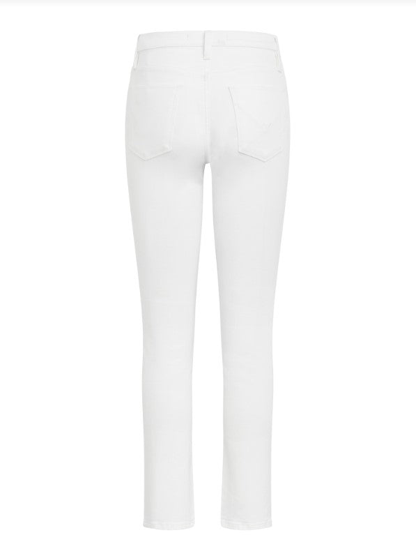 Nico Mid Rise Ankle Straight - White HUDSON