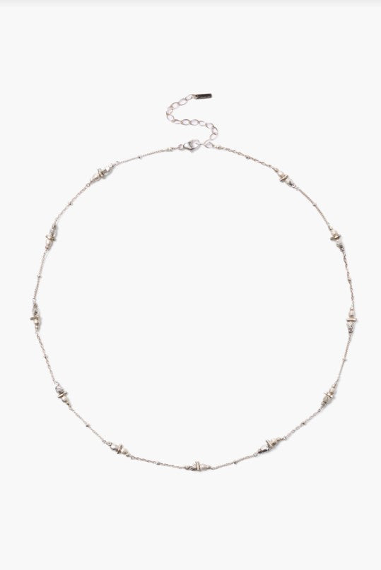 Sterling Silver Mosaic Necklace Chan Luu