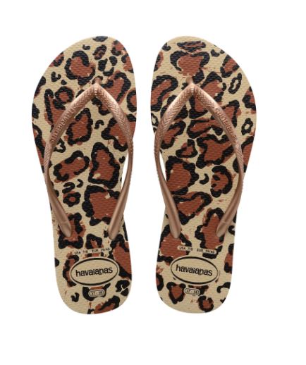 Havaianas - Slim Animals Flip Flop - Rose Gold - Top View