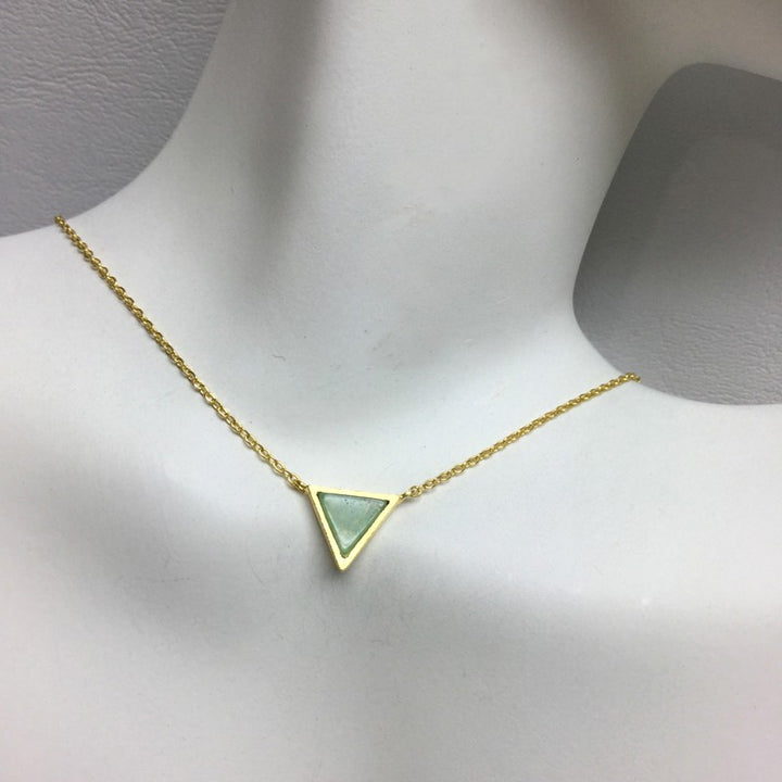 Triangle Stone Necklace