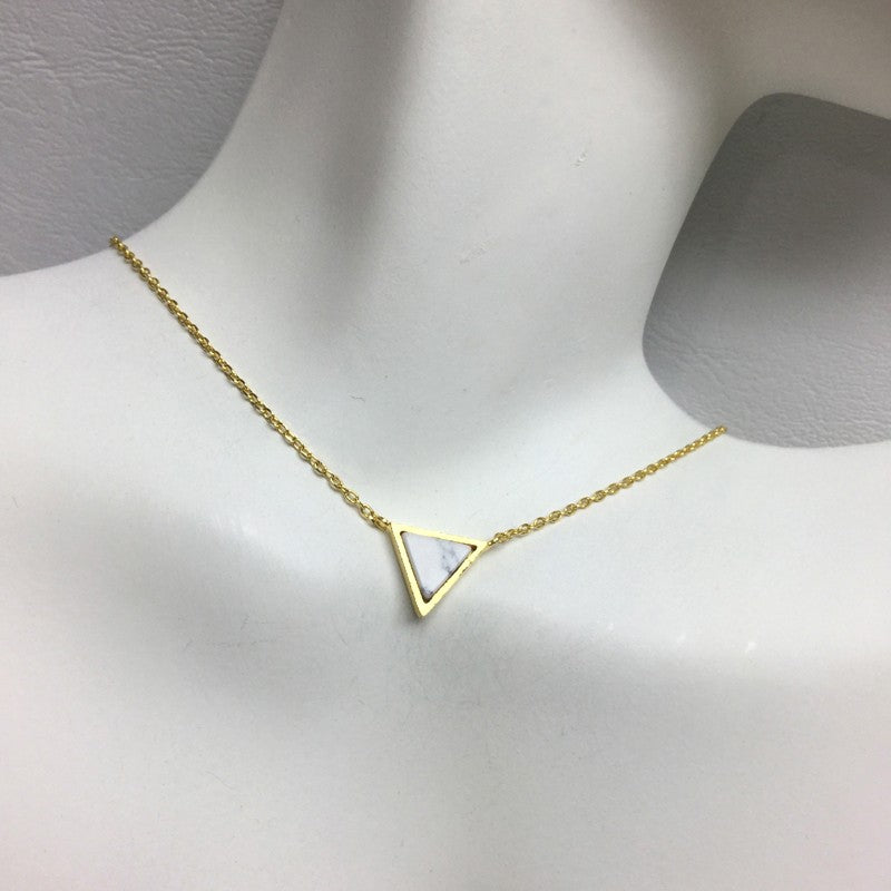 Triangle Stone Necklace