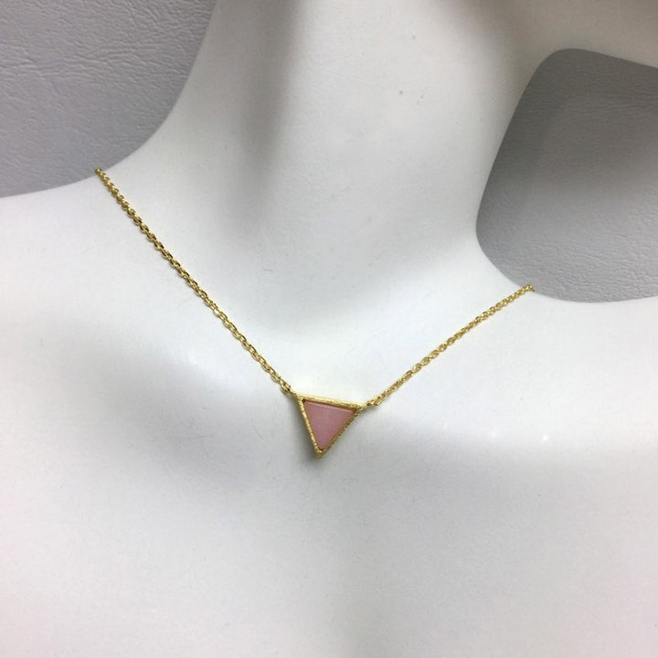 Triangle Stone Necklace