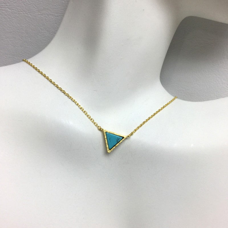 Triangle Stone Necklace