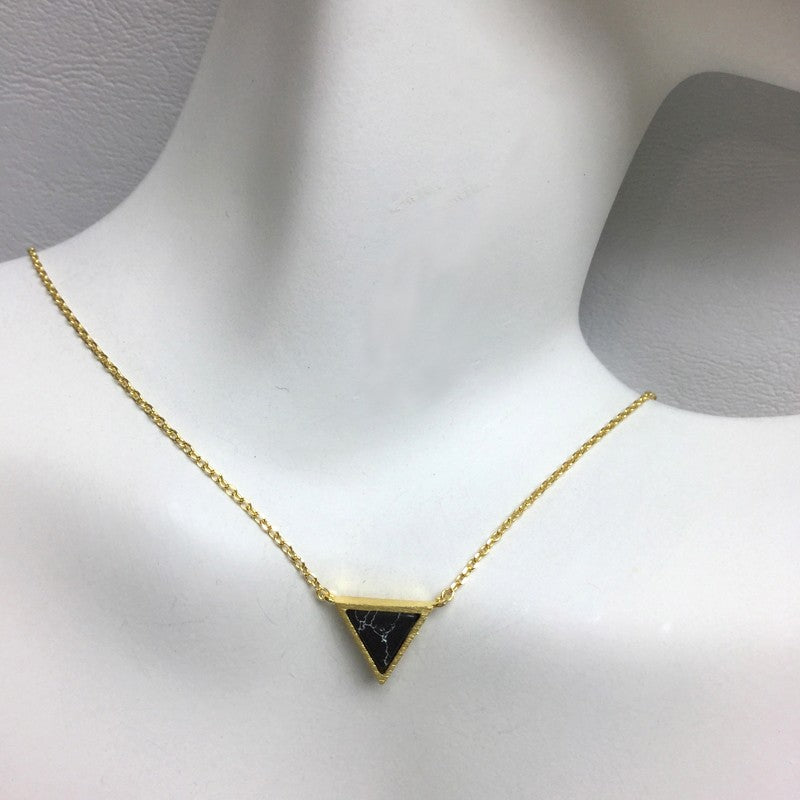 Triangle Stone Necklace