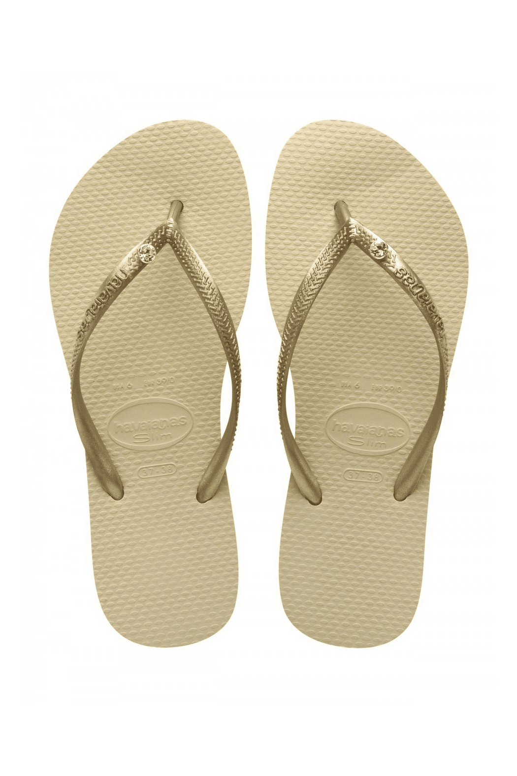 The Slim Crystal Glamour Flip Flop - Jaffi's