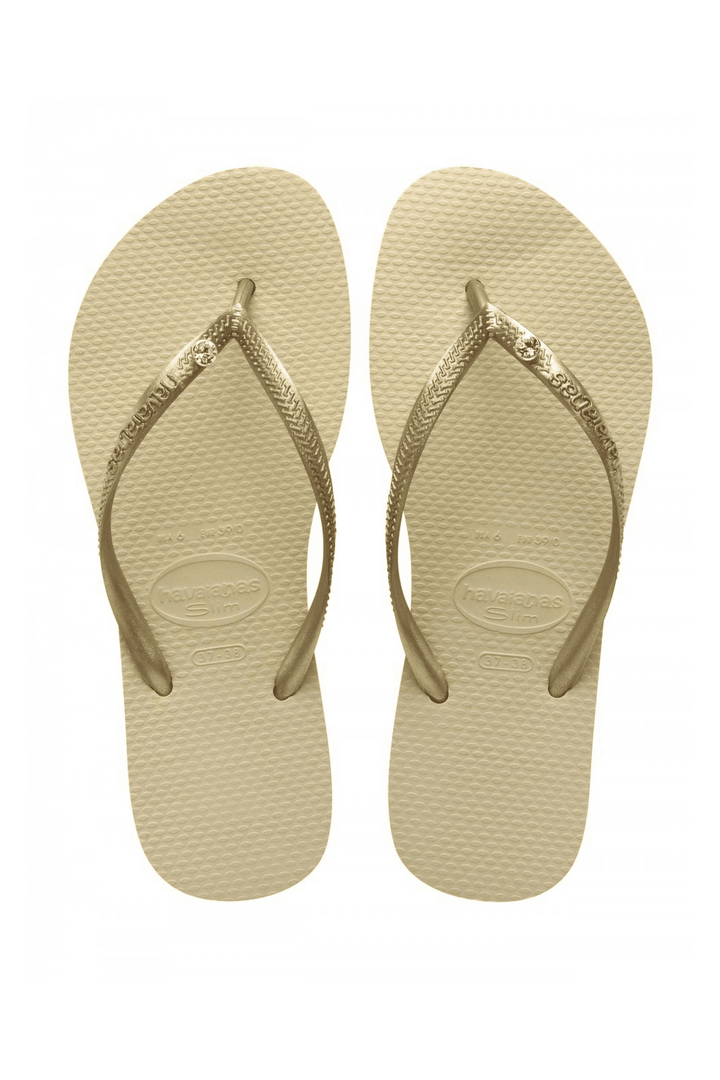 The Slim Crystal Glamour Flip Flop - Jaffi's