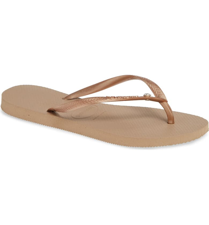 The Slim Crystal Glamour Flip Flop - Jaffi's