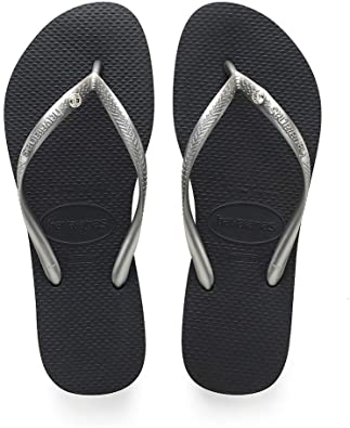 The Slim Crystal Glamour Flip Flop - Jaffi's
