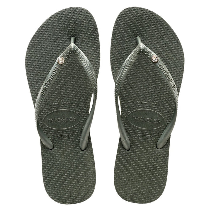 The Slim Crystal Glamour Flip Flop - Jaffi's
