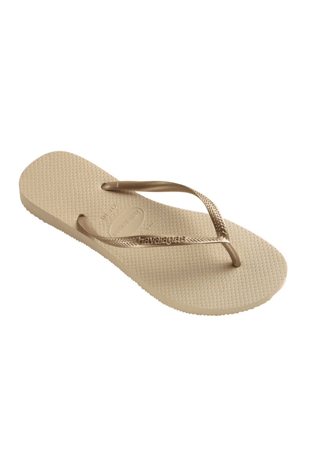 The Slim Flip Flop - Light Gold - Jaffi's