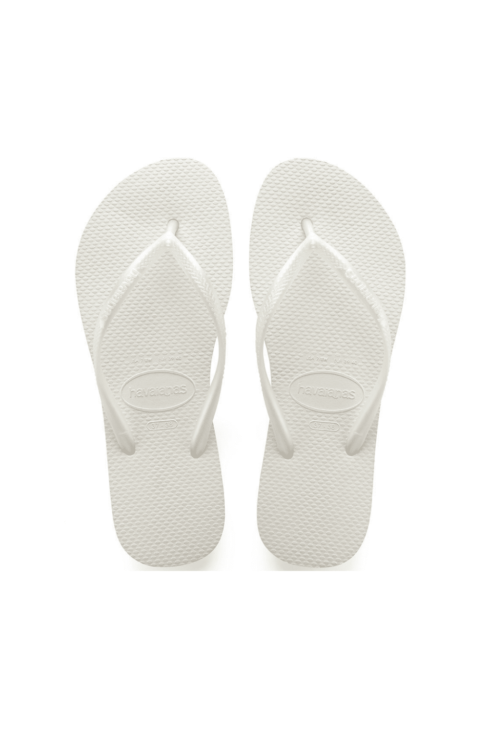 The Slim Flip Flop - White - Jaffi's
