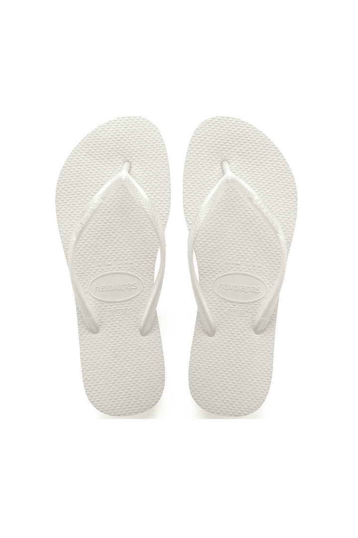 The Slim Flip Flop - White - Jaffi's