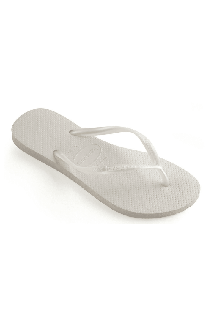 The Slim Flip Flop - White - Jaffi's