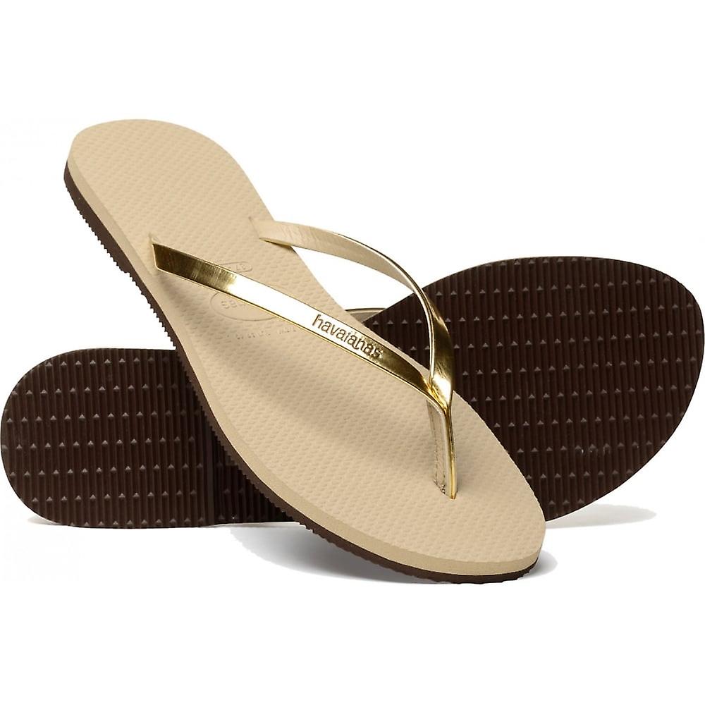 You Metallic Flip Flop - Gold Havaianas