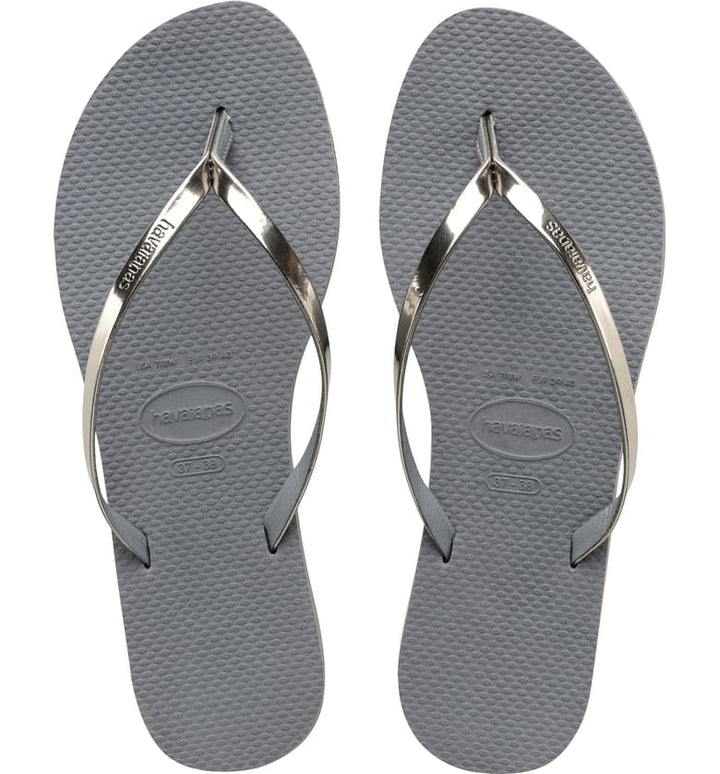 You Metallic Flip Flop - Steel Grey Havaianas