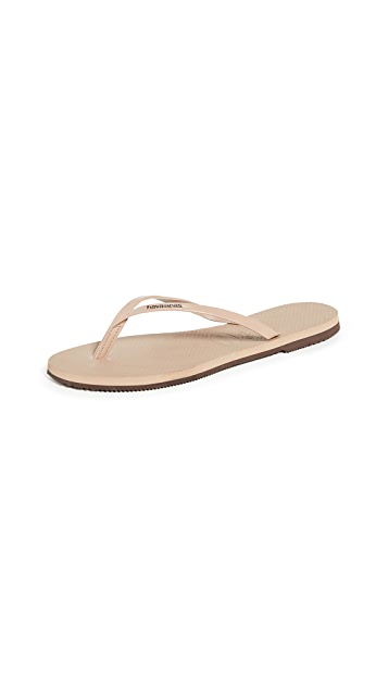 
                  
                    Load image into Gallery viewer, You Metallic Flip Flop - Rose Gold Havaianas
                  
                